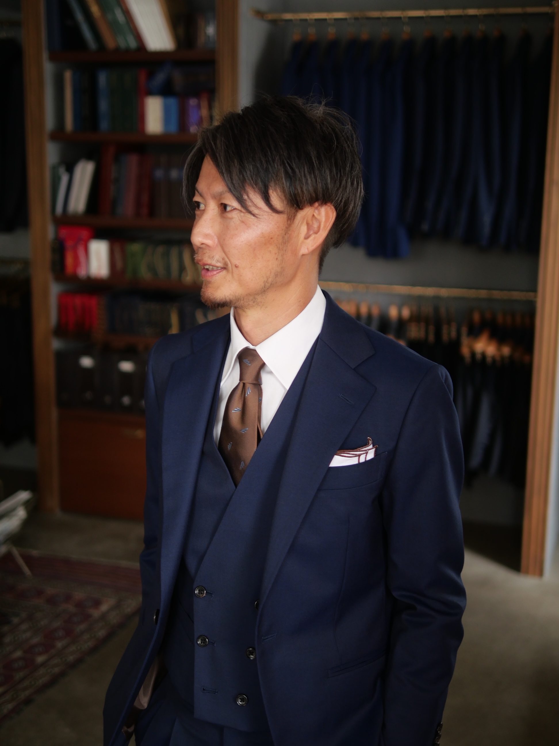 伊達男達の伝家の宝刀！ 『Azzurro e Marrone』 - BRUNO sartoria